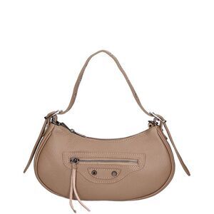 Chiara Ferretti Leather Shoulder Bag, Brown